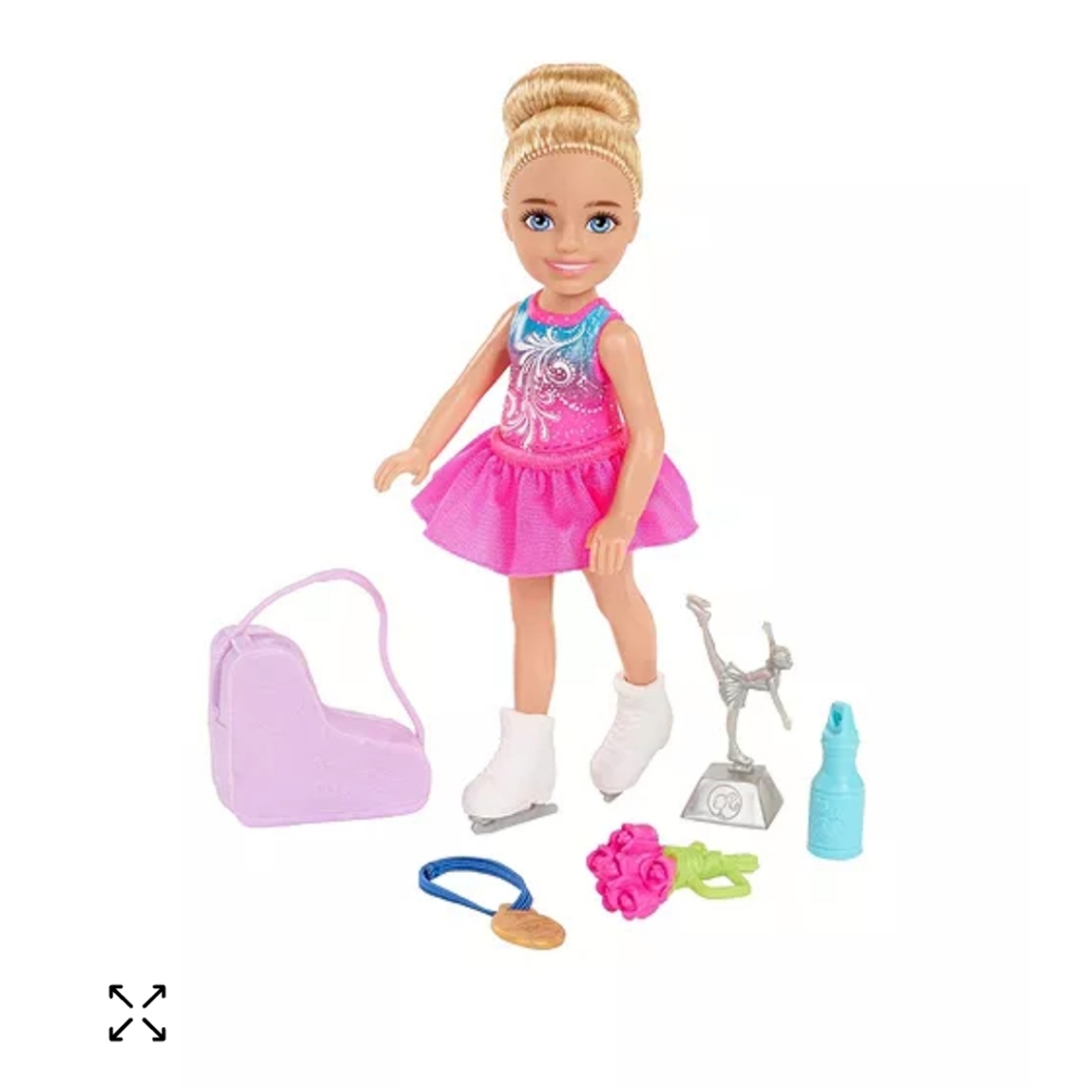 BARBIE CHELSEA I CAN BE ICE SKATER FIGURE SKATER DOLL - Picture 4 of 13